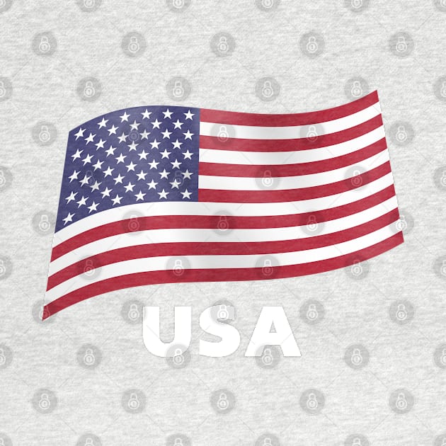 USA flag by fistfulofwisdom